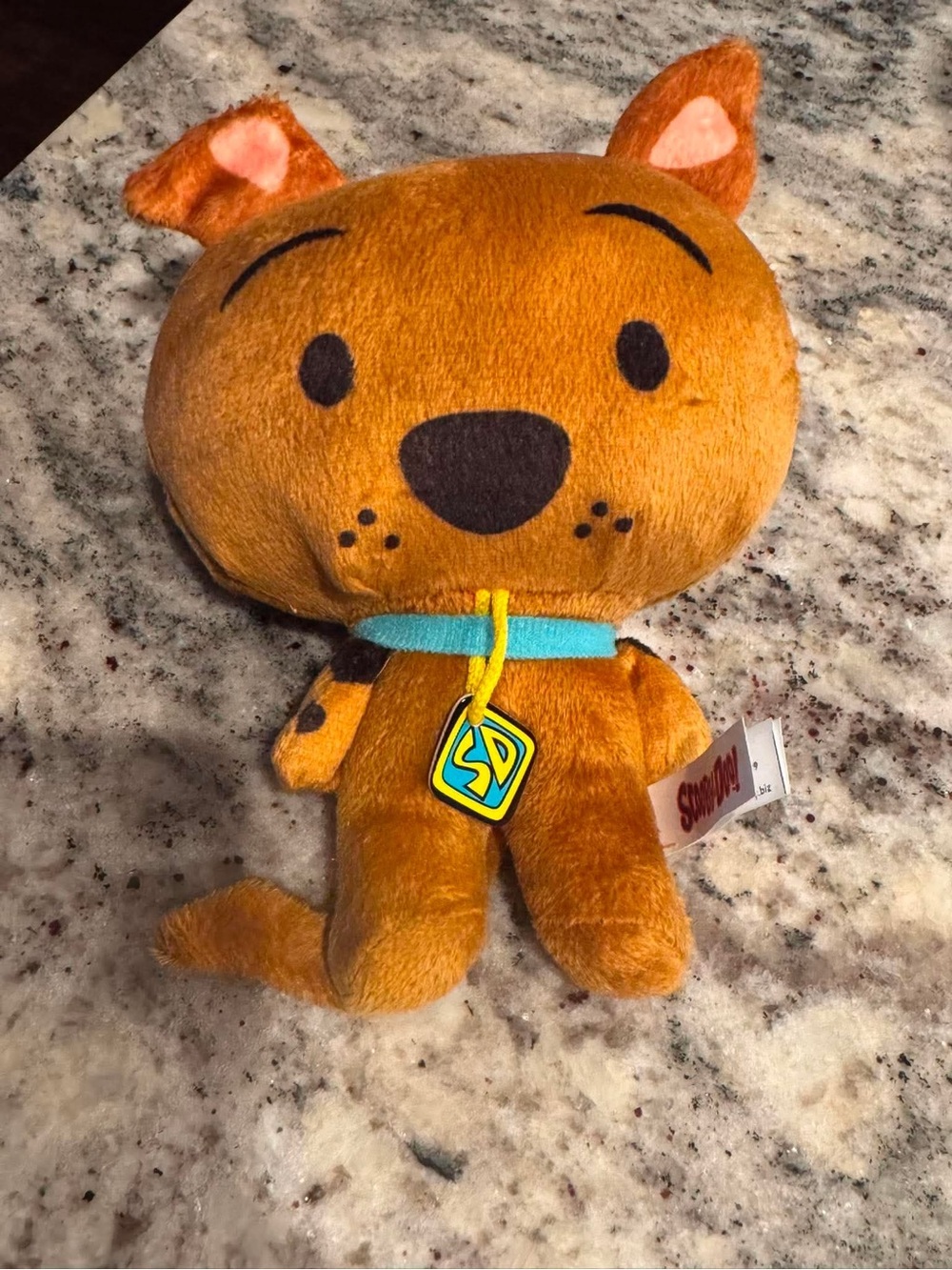 Scooby-Doo Chibi style stuffed animal, characterized  7 1/2”
